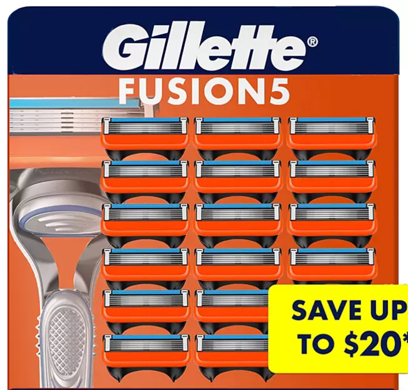 Gillette Fusion5 Men's Razor Blade Refills Cartridges, 8 ct