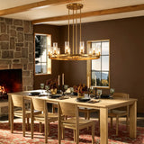 Andrade 12-Light Dimmable Metal Wagon Wheel Chandelier