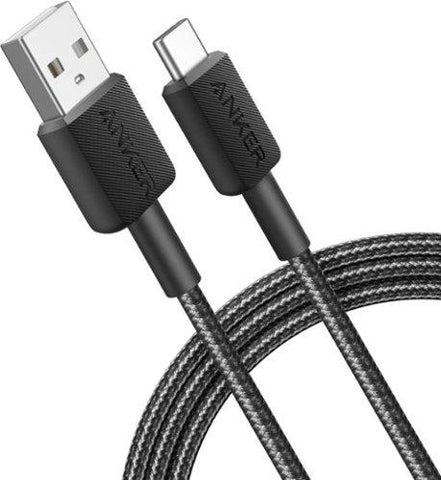 Anker Durable Braided USB-A to USB-C Cable 6ft - Black