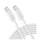 Anker 60W Braided USB-C to USB-C Cable (10 ft)White