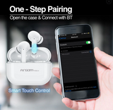 Argon Tech Wireless stereo earbuds With Ai Noise Canceling