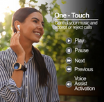 Argon Tech Wireless stereo earbuds With Ai Noise Canceling
