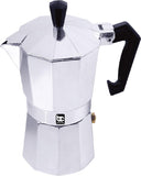 Bene Casa Classics 3-Cup Aluminum Espresso Maker, silver