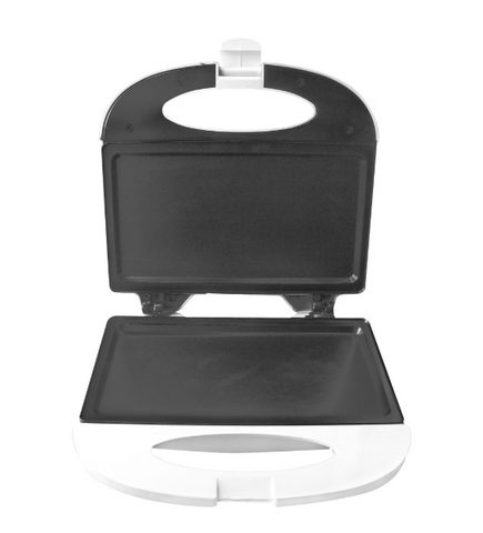 Bene Casa flat grill sandwich maker, white, cool touch sandwich maker, non-stick, compact White