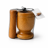 Benecasa Wood Mortar and Pestle