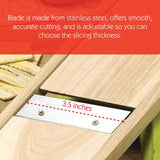 Bene Casa Plantain and Fruit/Vegetable Slicer with Adjustable Cutting Blade