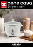 Benecasa BC-12416 6-Cup (Uncooked) Rice Cooker with Glass Lid