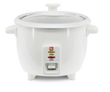 Bene Casa 3-Cup Stainless Steel Thermo Rice Cooker with Clear Lid
