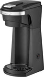 Brentwood New K-Cup Single Serve Coffee Maker with Reusable Filter Basket - Black