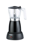Brentwood TS-119BK 6-Cup Electric Moka Pot Espresso Machine (Black)
