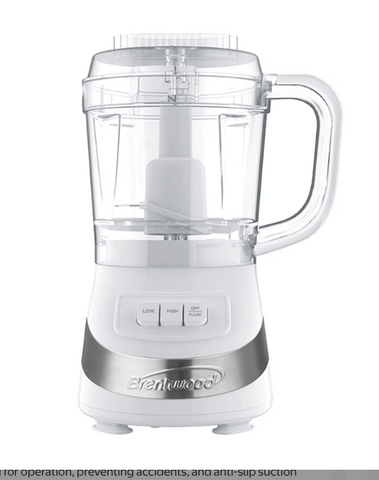 Brentwood Appliances 3-Cup Food Processor .