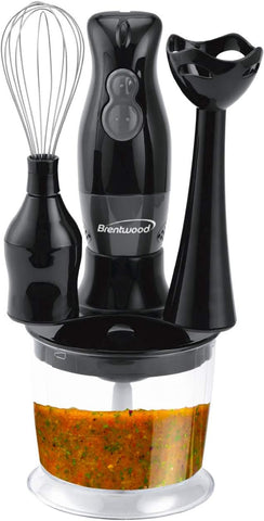 2-Speed Hand Blender and Food Processor with Balloon Whisk