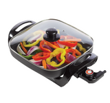 Brentwood Appliances Nonstick Electric Skillet With Glass Lid