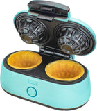 Double Waffle Bowl Maker, Blue