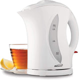 Brentwood 1.7 Liter Cordless Electric Kettle, White