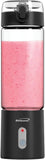 Brentwood 50-Watt 17-Oz. Portable Battery-Operated USB-Chargeable Glass Blender.