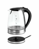 Brentwood Appliances  1.7L Cordless Glass Electric Kettle, Black