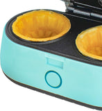 Double Waffle Bowl Maker, Blue