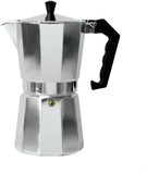 Original Espresso Maker Machine - Cafetera - High end Polished Aluminum Quality - 3 Cup