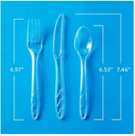 Member's Mark Combo Pack Clear Cutlery, Forks, Knives, Spoons, [360 ct]