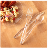 Member's Mark Combo Pack Clear Cutlery, Forks, Knives, Spoons, [360 ct]