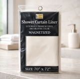 Shower Curtain Liner Beige Mildew Resistant Vinyl by Better Home