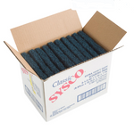 Pad Scour Extra-heavy Nylon 3.5" X 6" Blue [20 Pack]