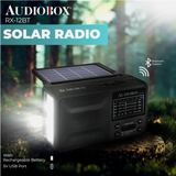Audiobox RX-15BT Multiband Emergency Radio with Bluetooth, Flashlight & USB/SD Playback