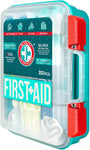 Be Smart Get Prepared - 351 Piece First Aid Kit - Exceeds OSHA ANSI/ISEA Standards for 100 People - Workplace, Home, Car, School, Emergency, Survival, Camping, Hunting, Sports