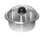 Bene Casa - Aluminum Flan Mold Double Boiler with Glass Lid (1.6 Liter)