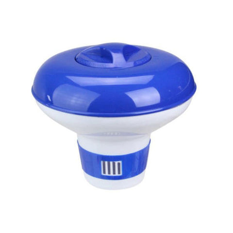 8.5" Blue & White Floating Large Swimming Pool Chlorine Dispenser