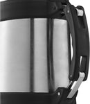Brentwood Food Jar Vacuum Insulated, 16 oz, Stainless Steel/Black