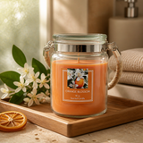Glass Candle with Rope Handle 100 Hours Burning time 18 oz