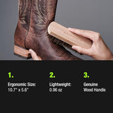 Griffin Premium Horsehair Shoe Brush – 100% Natural Horse Hair