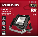 Husky 1000 Lumens LED Portable Work Light