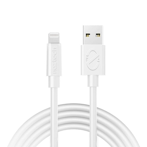 HyperGear USB to Lightning Charger Cable 12ft – Apple MFi Certified Fast Charging and Data Transfer Cord, Compatible with iPhone 14/13/12, iPads, AirPods & More – iPhone Charger Cord – White