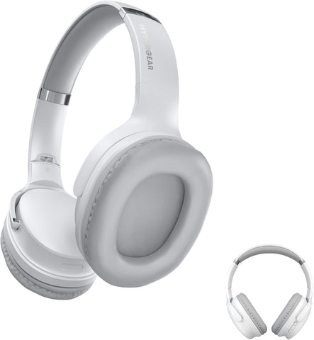 HyperGear Bluetooth Headset & Speakers 2-in-1 Design Flip Out to Create Speakers 3W Dynamic Bass Mic Over Ear Memory Foam