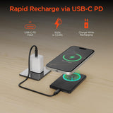 HyperGear Magnetic Power Bank, Portable Slim Wireless Charger