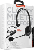 HyperGear V100 Office Professional Wired Headset, Black