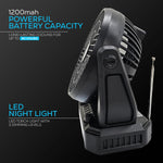 Audiobox RXF-40 Portable Fan, Speaker, Radio, Light