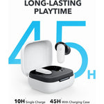 oundcore P30i by Anker Noise Cancelling Earbuds, Strong and Smart Noise Cancelling, Powerful Bass, 45H Playtime, 2-in-1 Case and Phone Stand, IP54, Wireless Earbuds, Bluetooth 5.4