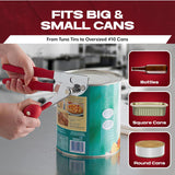 Chef Master 90056 Red 10-5/8 Commercial Can Opener"