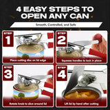 Chef Master 90056 Red 10-5/8 Commercial Can Opener"