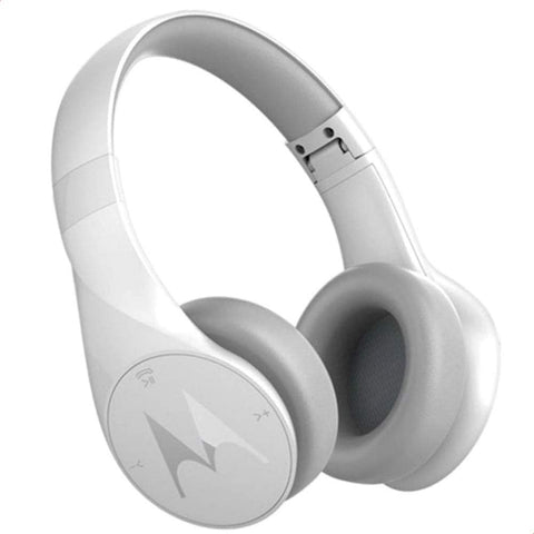 Motorola Pulse Escape + Wireless Over-Ear Headphones - White