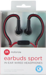 Motorola Earbuds Sport In-Ear Wired Headphones Water Resistant