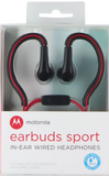 Motorola Earbuds Sport In-Ear Wired Headphones Water Resistant