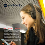 Motorola Sound Moto XT120 Over Ear Headphones Wired with Microphone, in-Line Command Control for Calls - Foldable Wired