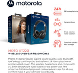 Motorola Sound Moto XT220 Bluetooth Wireless Headphones with Microphone