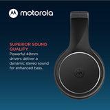 Motorola Sound Moto XT220 Bluetooth Wireless Headphones with Microphone