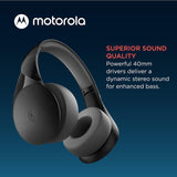 Motorola XT500 BLACK Bluetooth Wireless Headphones with Microphone - Black